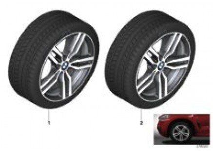 Winter wheel w.tire M doub.sp.623M-19