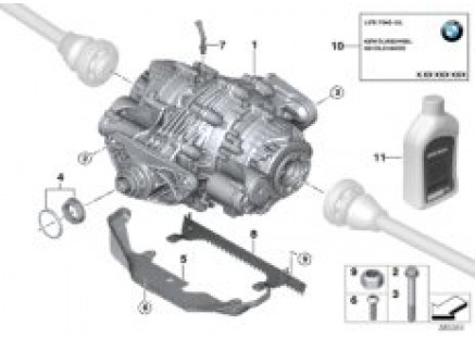 Rear differential QMV / mounting