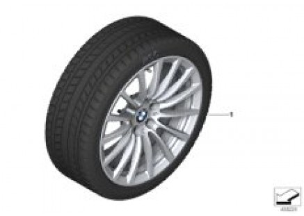 Winter wheel w.tire multi-sp.619 - 18
