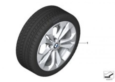 Winter wheel w.tire double sp.564 -17
