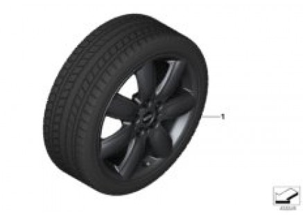 Winter wheel w.tire bridge sp.528 - 17