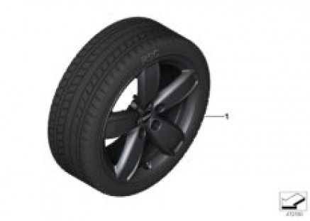 Winter wheel w.tire channel sp.531-17