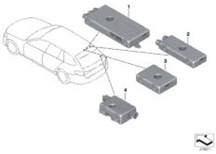 Separate components for antenna system