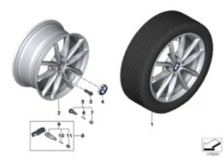 BMW LA wheel V-spoke 541 - 16
