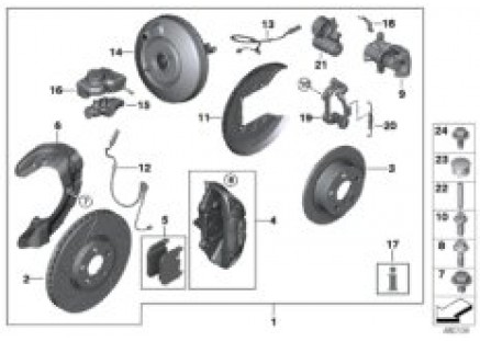 Sports brake retrofit kit
