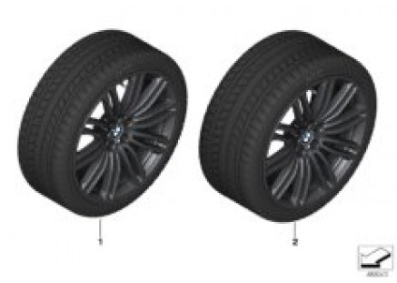 Winter wheel w.tire M doub.sp.664M-19
