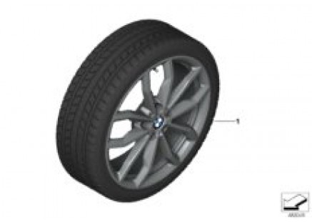 Winter wheel w.tire M Y-sp.711M - 18