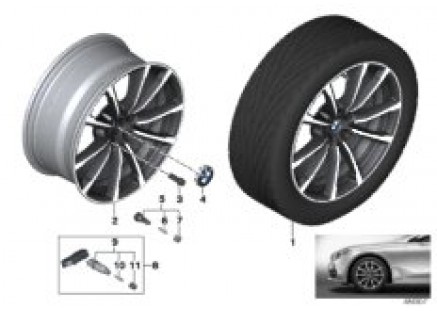 BMW light-alloy wheel V-spoke 685 - 19