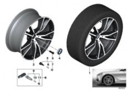 BMW light-alloy wheel V-spoke 686 - 20