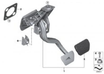 Pedal assembly, automatic transmission