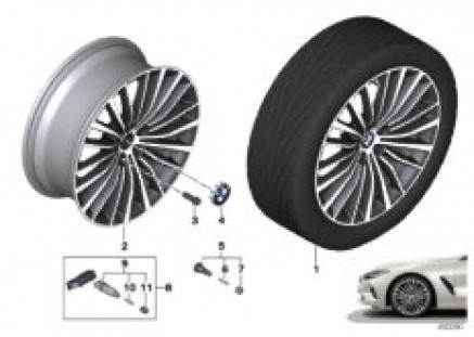 BMW LA wheel multi-spoke 700 - 20