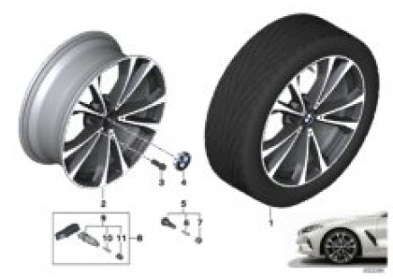 BMW LA wheel V-spoke 733 - 20