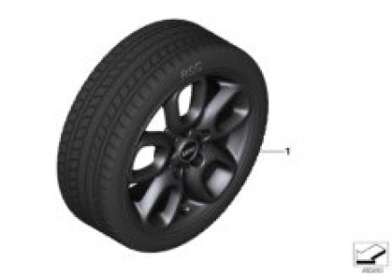 Winter wheel w.tire loop sp.494 - 16