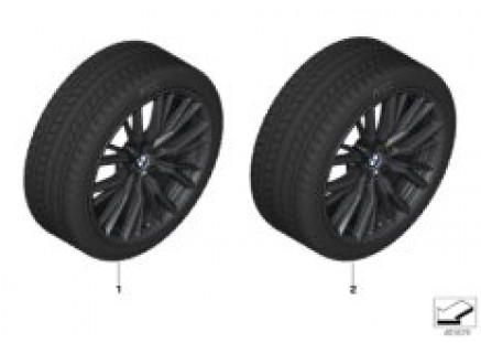 Winter wheel w.tire M doub.sp.796M-18