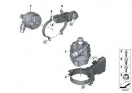 Electric water pump / mount