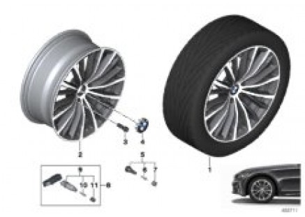 BMW LA wheel multi-spoke 781 - 18