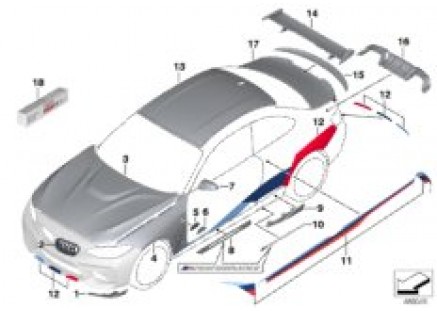 M Performance aerodynamics acc.parts