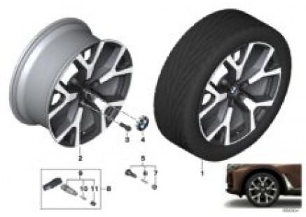 BMW light alloy wheel Y-spoke 752 - 21