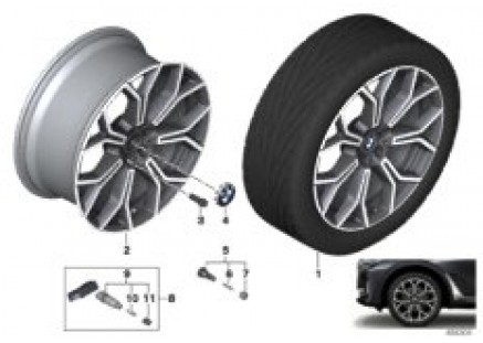 BMW light alloy wheel Y-spoke 753 - 21