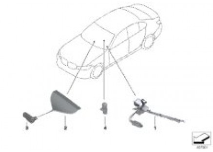 Fiber-optic conductor, vehicle interior