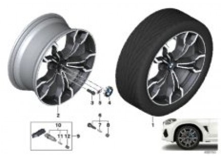 BMW LA wheel V-spoke 765M 20