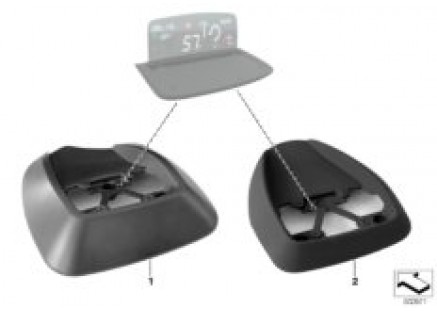 Mount for MINI Head-Up Screen