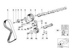 Timing+valve train-tooth belt/camshaft