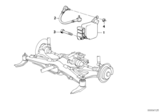 Rear axle carrier/switch for camber