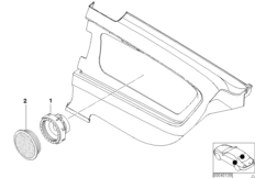 Parts,lat.trim panel rear, HiFi/Top-HiFi