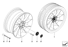 BMW LA wheel turbine styling 106