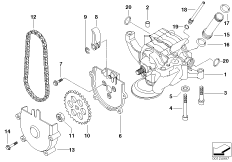 Lubrication system/Oil pump with drive