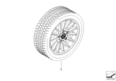 Winter wheel w.tire radial sp.32 - 17