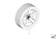 Winter wheel w.tire star sp.122 - 17