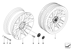 BMW alloy wheel M V-spoke 217