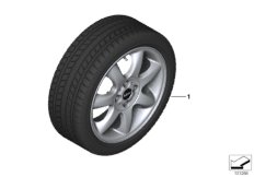 Winter wheel w.tire bridge sp.R94 - 16