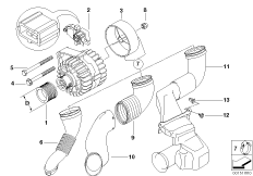 Generator single parts 120A Bosch