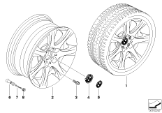 BMW LA wheel, star spoke 185