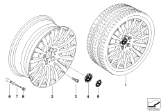BMW LA forged wheel Radial Spoke 190