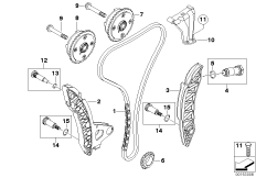 Timing and valve train-timing chain
