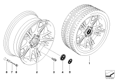 BMW LA wheel, star spoke 241