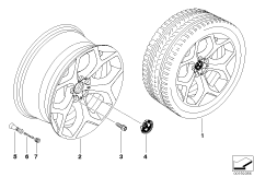 BMW LA wheel Y-spoke 214