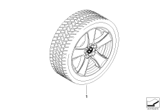 Winter wheel w.tire star sp.209 - 18