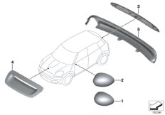 JCW aerodynamics accessory parts ¿ R5x