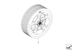Winter wheel w.tire star sp.256 - 17