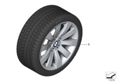 Winter wheel w.tire star sp.250 - 18