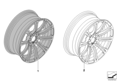 Individual LA wheel M Double Spoke 220