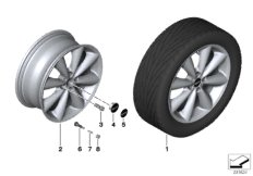 MINI LA wheel Conical Spoke 121