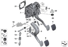 Pedal assembly, manual transmission