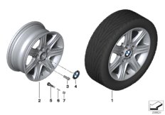 BMW LA wheel, Star Spoke 377
