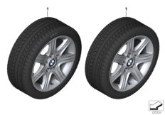 Winter wheel w.tire star sp.377 - 16